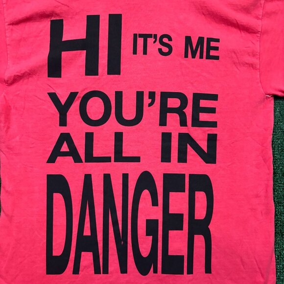 Charli XCX Brat Spring Breakers You're All in Danger T-Shirt Size Medium - Picture 2 of 5